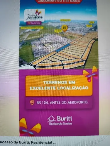2 terrenos no buriti por 45 mil reais