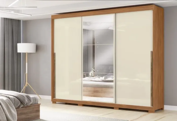 Guarda Roupa Inglaterra Extra grande portas corrediças, interno projetado em Promoção!