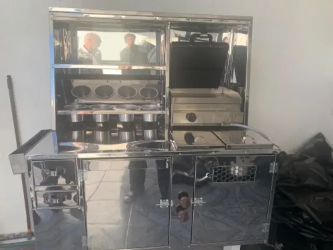 Kit cachorro quente a gás novo sem uso  