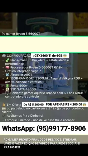 PC GAMER TOP DE LINHA