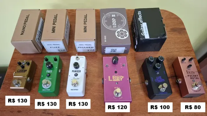 Pedais de Guitarra