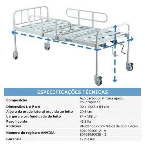 Cama Hospitalar Manual