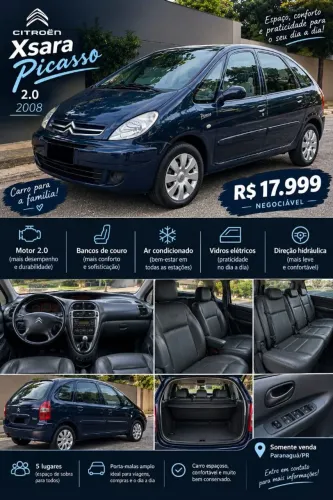 Citroen Xsara Picasso GLX 2.0 16V Aut. 2008
