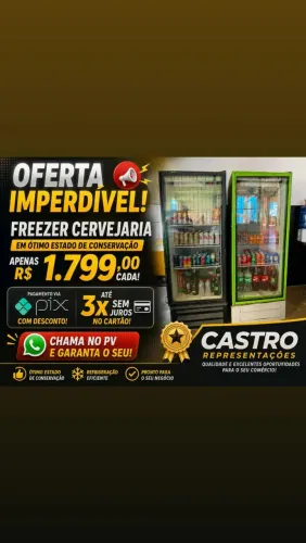 Freezer e cervejaria ótimo estado de conservação