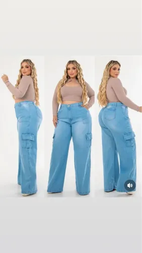Calça Jeans Feminina Cintura Alta Premium - Promoção Direto da Loja?