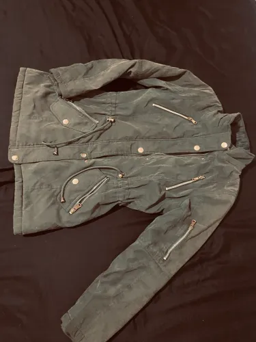 Parka forrada feminina 