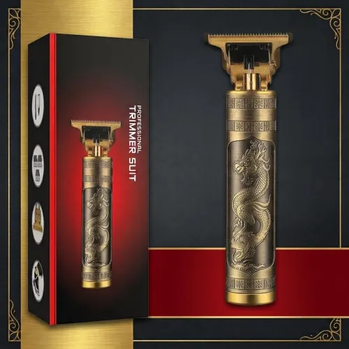 Máquina Aparadora de Cabelo e Barba T-Blade Vintage