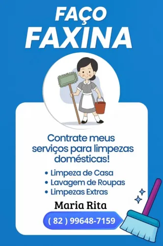 Faço faxina 