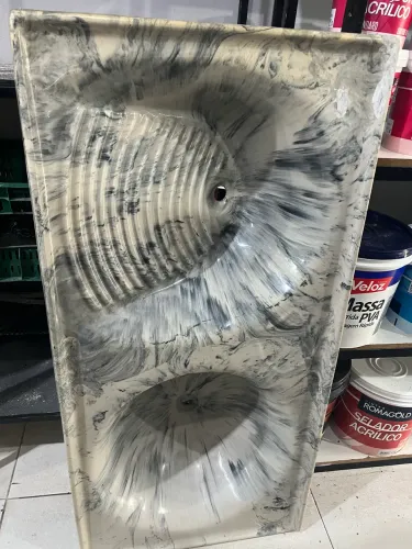 Tanque de fibra duplo 1.20