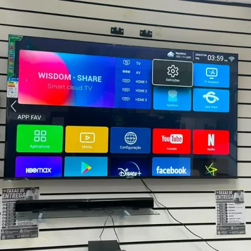 Smart TV 65 Polegadas LED Android TV - Nova