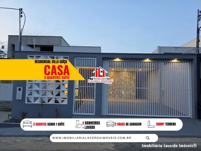 Villa Suíça Manaus, Vila Suíça, Av do turismo - Casa Térrea 3 Quartos Sendo 1 Suíte e Espa