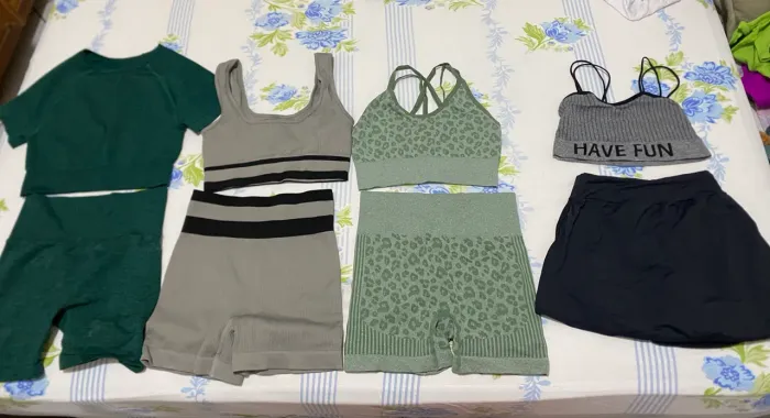 Kit roupas de academia 