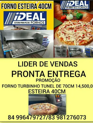 forno esteira para pizza e esfiha ideal fornos