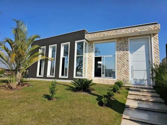 Casa Térrea Com 4 Suítes Perto Do Lago E Ao Lado Do Asfalto No Ninho Verde 1