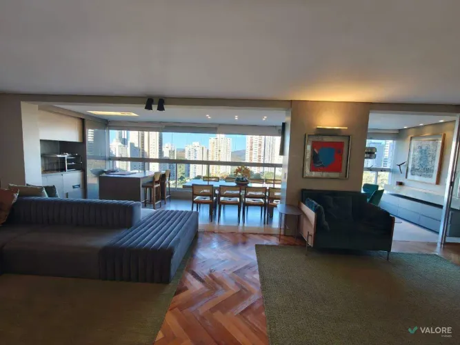 Apartamento na Avenida Oscar Nieneyer , lazer completo, 197 metros , 3 suítes , varanda go