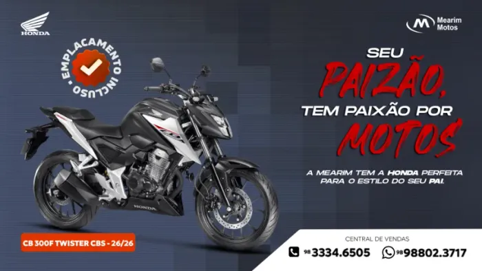 NOVA CB 300F TWISTER CBS - 2026
