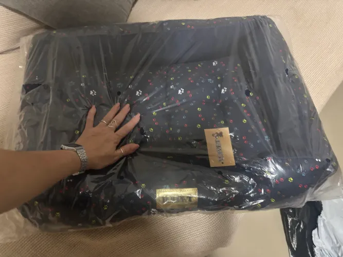 Cama para cachorro ou Gato com colchão removível Linda NOVA