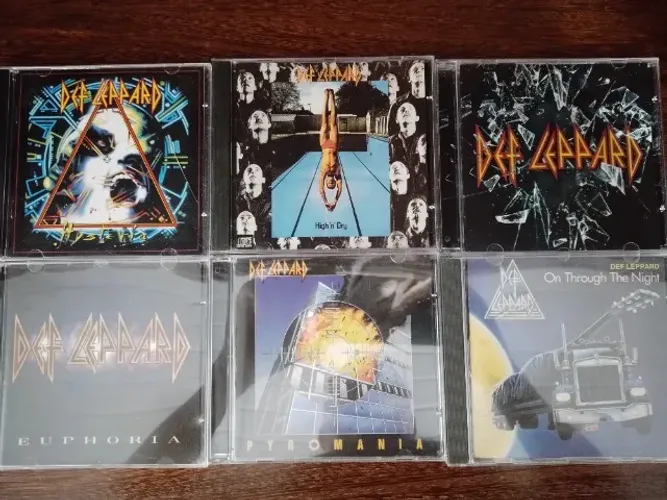cd def leppard coleçao com 6 cds ( LEIA O ANUNCIO )