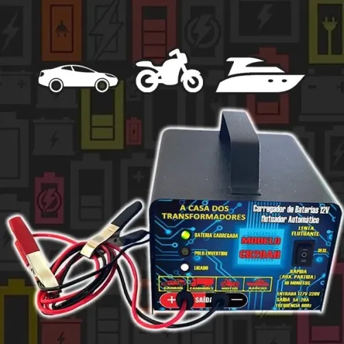 Últimas Unidades! Carregador Bateria 12V Inteligente | Promoção Especial
