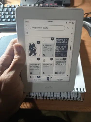 Kindle paperwhite 7 geração 4GB preto modelo Dp75s