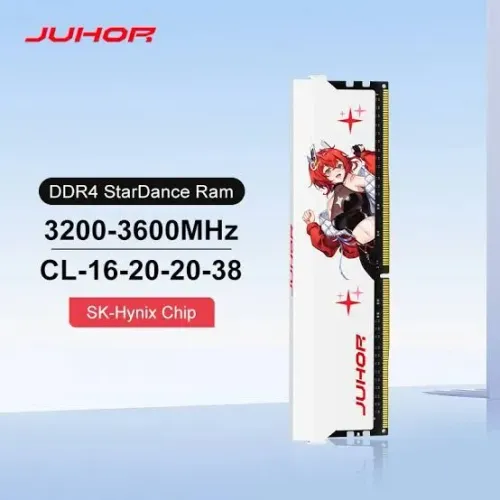 Memória RAM 8GB JUHOR 3200MHz CL16 (Nova, Lacrada)