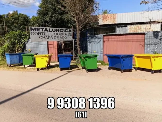 Container de Lixo 1200 Litros - novo - melhor custo beneficio