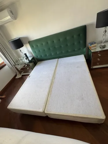 Cabeceira de cama King veludo