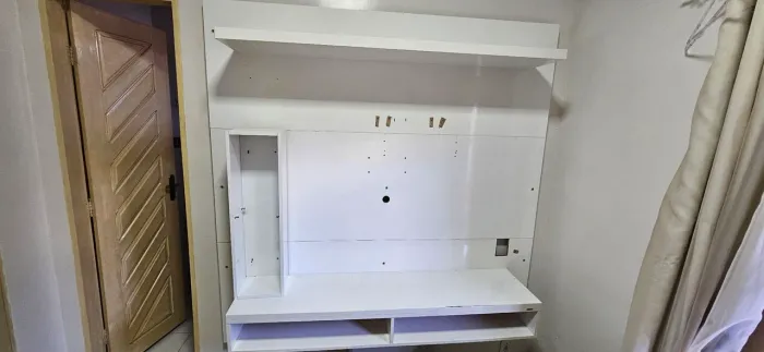 Rack de MDF branco