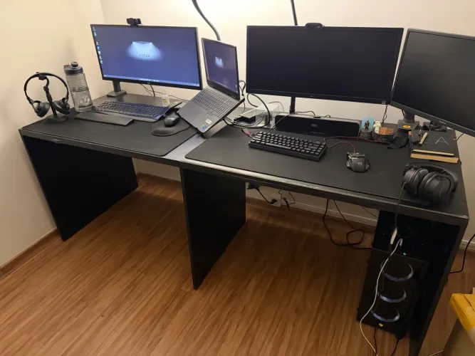 Mesa de escritório / gamer preta