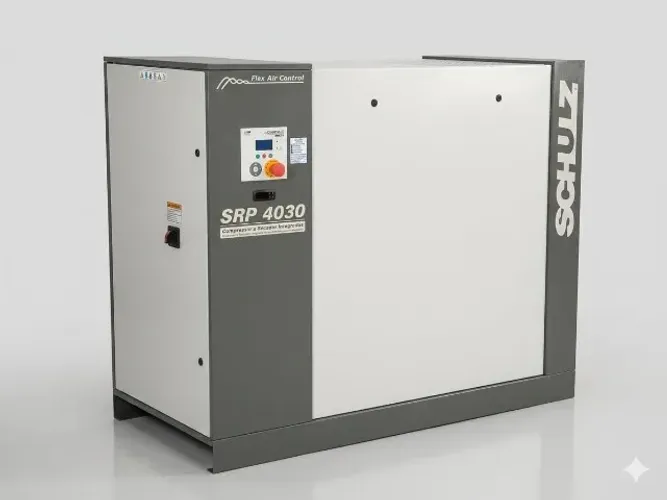 Compressor 30hp com inversor e secador 120pcm