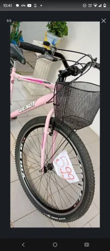 Bicicleta aro 29 pouco usada completa. Cestinha caroneira valor 450 não vendo app