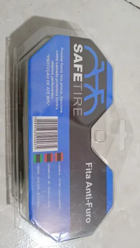 Fita anti.furo previne furos nós pneus, funciona como camada protetora...