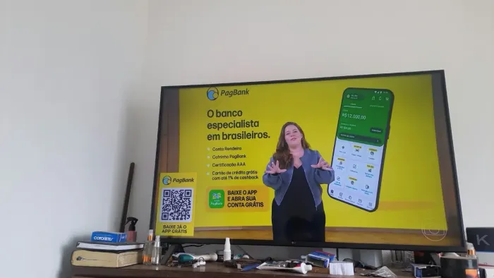 Tv 50p smartv LG controle inteligente 