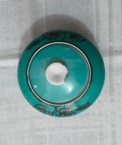 Açucareiro em Porcelana Alemã Bavaria Vintage