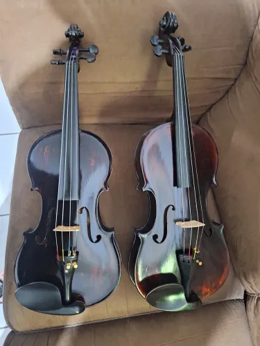 Violino modelo stradivarius 4/4 e uma viola n 39 Atelier Nhureson