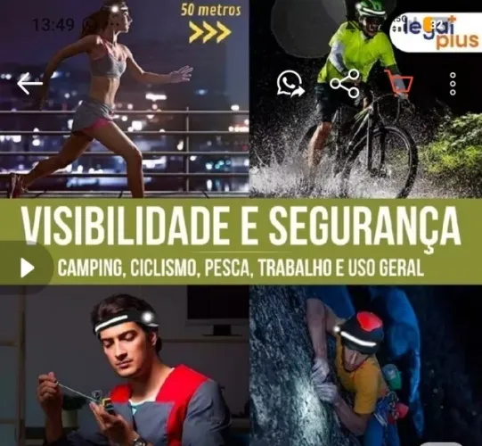 Lanterna de cabeça 