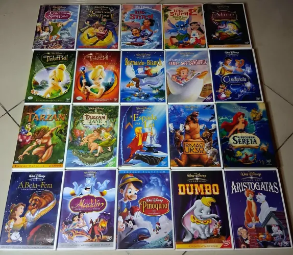 DVD Desenho Walt Disney e Outros 69 Filmes Original
