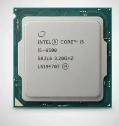 Processador 6500, i5 de sexta geração, funcionando perfeitamente.