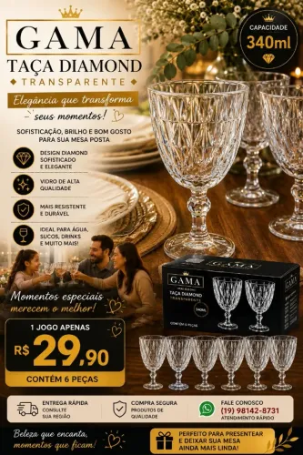 Kit Taça com 6