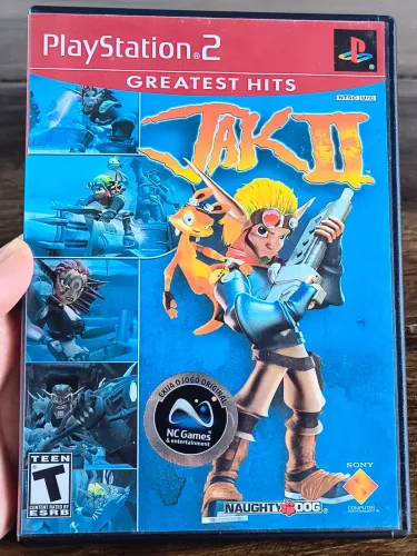 Jak II PS2 Original com Livrinho e CD ( Usado, Funcionando)