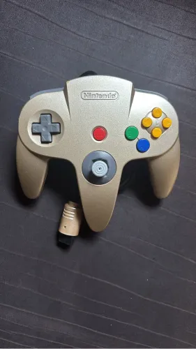 Controle Nintendo 64 - Dourado