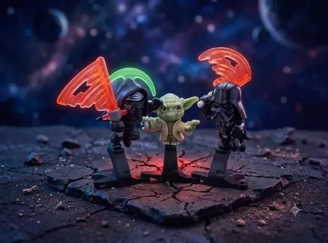 Personagens Star Wars Kinder Ovo Importado (Novo)