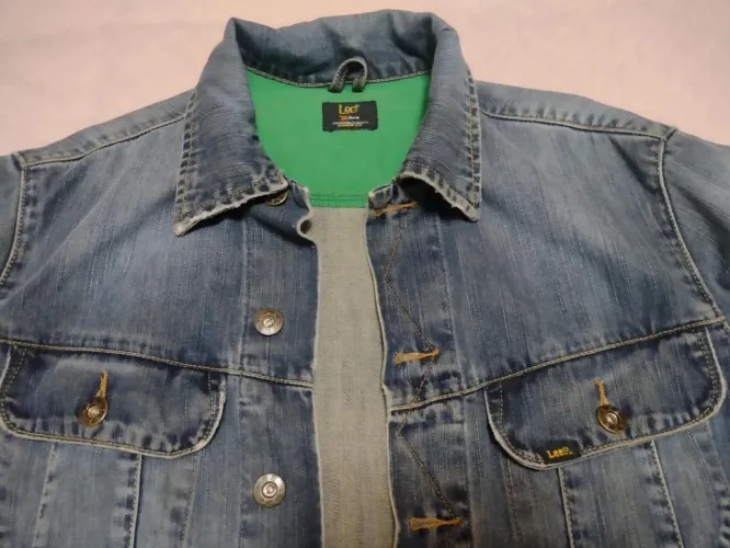 Jaqueta Jeans Lee Masculina Original