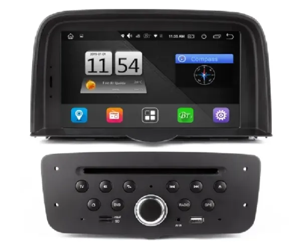 Central Multimídia Palio 12 13 14 15 16 17 Android 10 TV Full M1 Nova na caixa