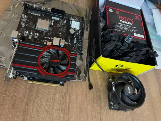 Peças Gamer Ryzen 5 4500 3.6GHz + GT 740 + Cooler Brinde