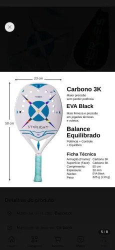 Raquete Heroes Starlight