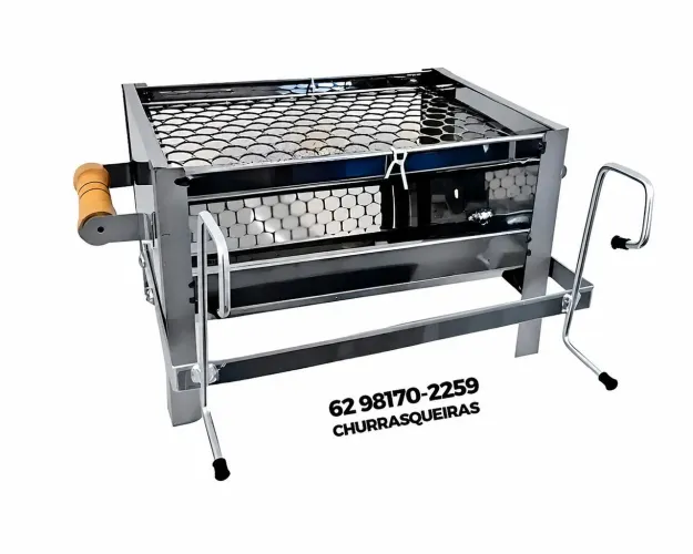 Churrasqueira inox para canoa