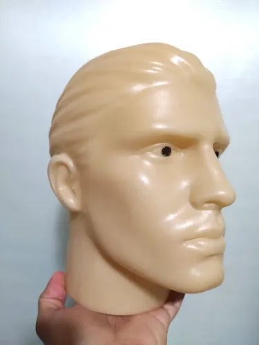 Cabeça Manequim FORTE modelo Masculino Boné óculos Peruca Salão beleza Loja Expositor