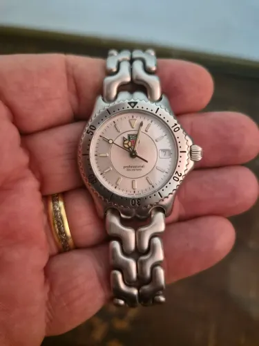 Relógio Tag Heuer S/EL 34mm Mod: WG1218 Prata (Quartz) 1 dos modelos que Senna mais usava
