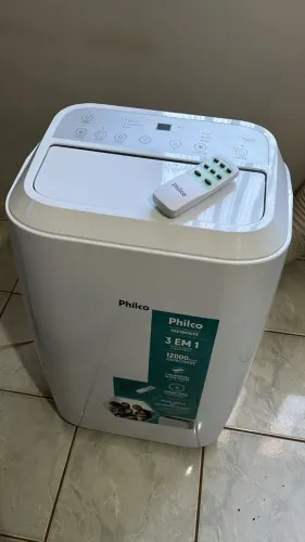 Apenas Venda - Ar Condicionado Portátil Philco PAC12000F5, 127V, Vírus Protect